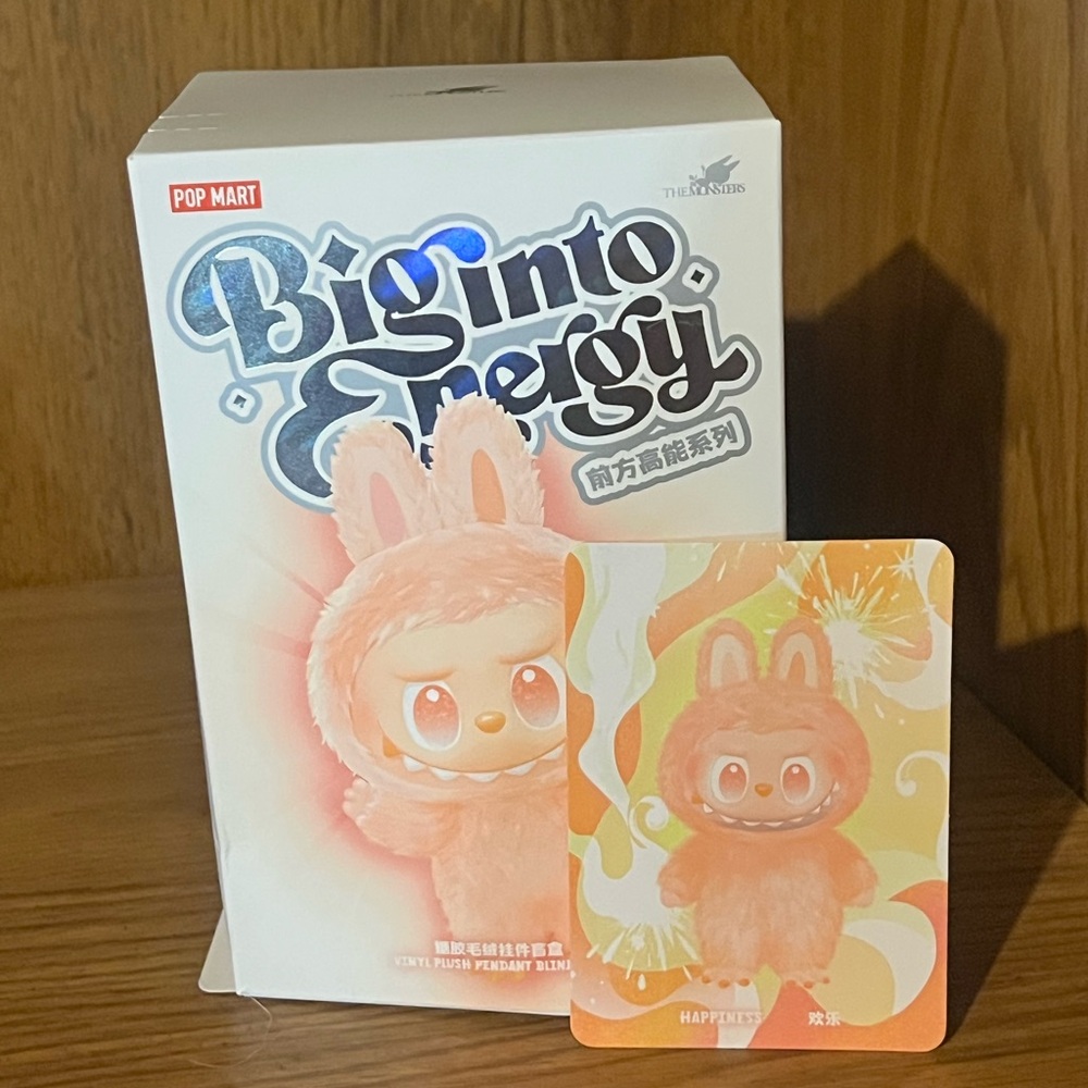 Brand New Big into Energy Happiness Labubu